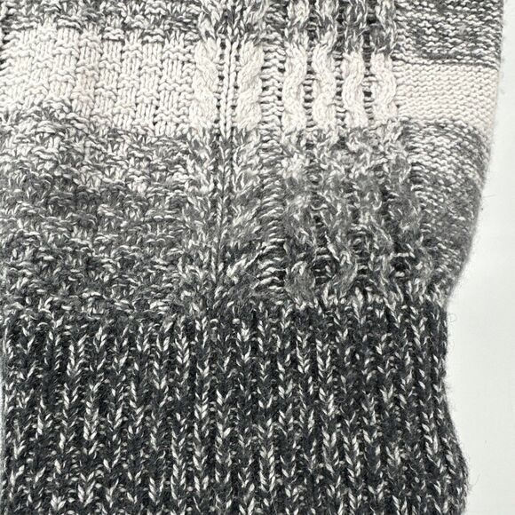 LOFT Sweater Womens XL Gray Pullover Wool Rabbit Hair Blend Chunky Knit - Picture 6 of 6